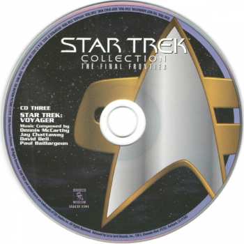 4CD/Set di cofanetti Paul Baillargeon: Star Trek Collection: The Final Frontier LTD