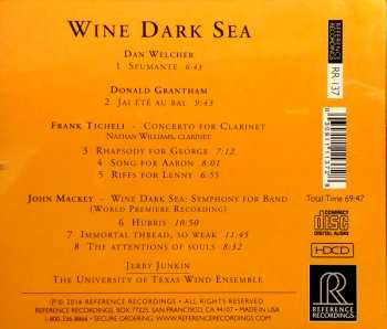 CD Jerry Junkin: Wine Dark Sea