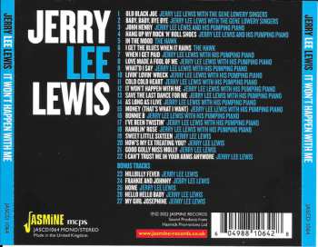 CD Jerry Lee Lewis: It Won't Happen With Me/The Singles 1960-1962 Plus
