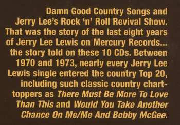 10CD/Set di cofanetti Jerry Lee Lewis: Mercury Smashes... And Rockin' Sessions