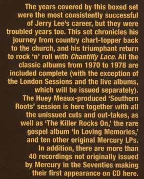 10CD/Set di cofanetti Jerry Lee Lewis: Mercury Smashes... And Rockin' Sessions