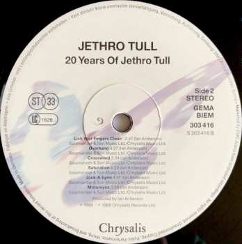 2LP Jethro Tull: 20 Years Of Jethro Tull