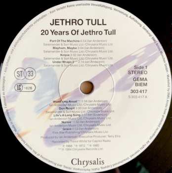 2LP Jethro Tull: 20 Years Of Jethro Tull
