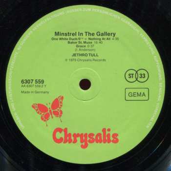 LP Jethro Tull: Minstrel In The Gallery