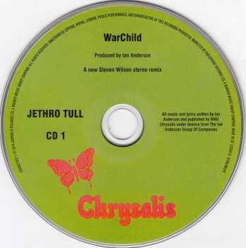 2CD/2DVD/Set di cofanetti Jethro Tull: WarChild (The 40th Anniversary Theatre Edition) DLX