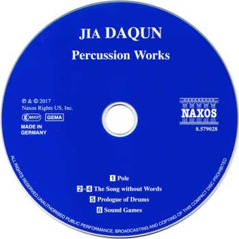 CD Jia Daqun: Percussion Works