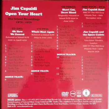 3CD/DVD/Set di cofanetti Jim Capaldi: Open Your Heart – The Island Recordings 1972-1976