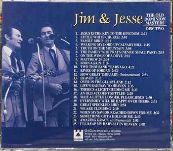 4CD/Set di cofanetti Jim & Jesse: The Old Dominion Masters