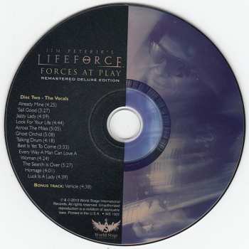 2CD Jim Peterik's Lifeforce: Forces At Play (Remastered Deluxe Edition) DLX