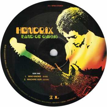 LP Jimi Hendrix: Band Of Gypsys