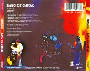 CD Jimi Hendrix: Band Of Gypsys