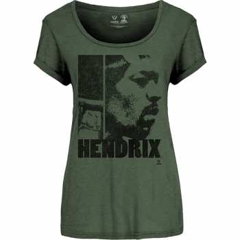 Merch Jimi Hendrix: Donne Scoop Neck Maglietta Let Me Live 