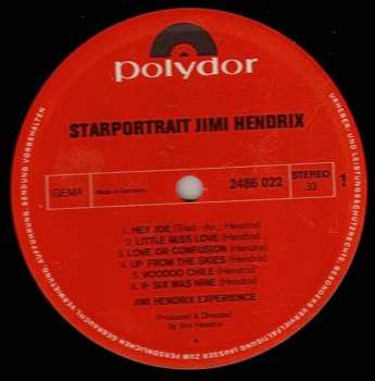 2LP/Set di cofanetti The Jimi Hendrix Experience: Starportrait Jimi Hendrix