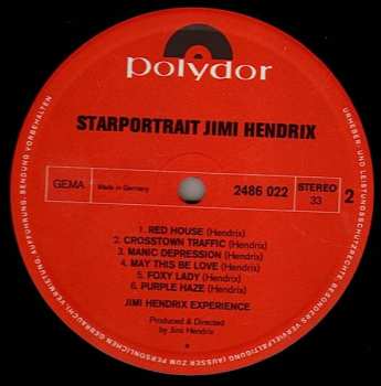 2LP/Set di cofanetti The Jimi Hendrix Experience: Starportrait Jimi Hendrix