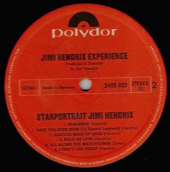 2LP/Set di cofanetti The Jimi Hendrix Experience: Starportrait Jimi Hendrix