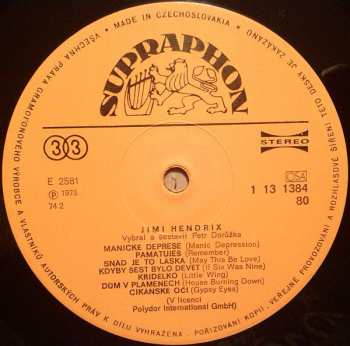 LP Jimi Hendrix: Jimi Hendrix