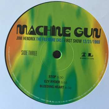 2LP Jimi Hendrix: Machine Gun: The Fillmore East First Show 12/31/1969