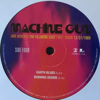 2LP Jimi Hendrix: Machine Gun: The Fillmore East First Show 12/31/1969