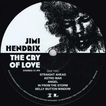 LP Jimi Hendrix: The Cry Of Love