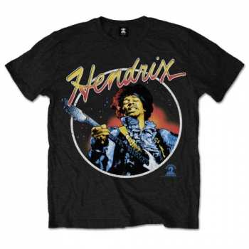 Merch Jimi Hendrix: Maglietta Script Circle 