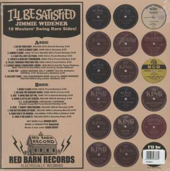 LP Jimmie Widener: I'll Be Satisfied (18 Western' Swing Rare Sides!)