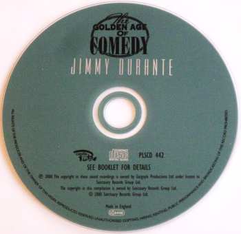 CD Jimmy Durante: The Golden Age Of Comedy