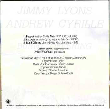 5CD/Set di cofanetti Jimmy Lyons: The Complete Remastered Recordings On Black Saint & Soul Note