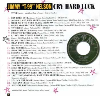 CD Jimmy Nelson: Cry Hard Luck - The RPM and Kent Recordings 1951-61