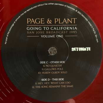2LP Jimmy Page: Going To California Vol 1