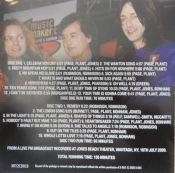2CD Jimmy Page & The Black Crowes: The Complete Jones Beach Broadcast