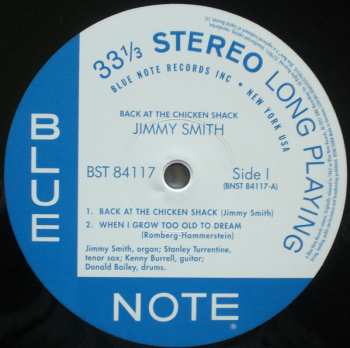 LP Jimmy Smith: Back At The Chicken Shack