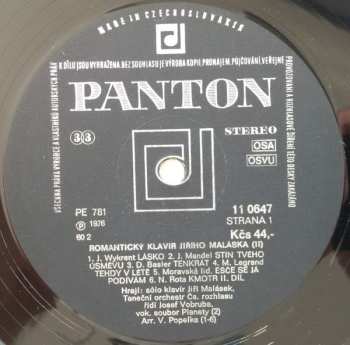 LP Jiří Malásek: Romantický Klavír Jiřího Maláska | 2 (Romantic Piano Of Jiří Malásek | 2)