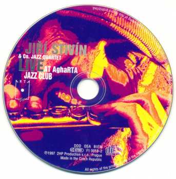 CD Jiří Stivín & Co. Jazz System: Live At AghaRTA Jazz Club