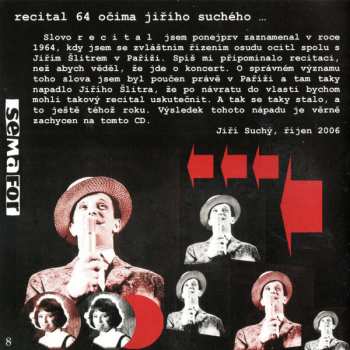 2CD Jiří Suchý & Jiří Šlitr: Semafor Recital 64