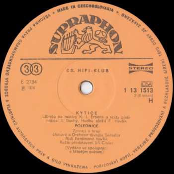 3LP/Set di cofanetti Jiří Suchý: Kytice (3xLP + BOX + BOOKLET)