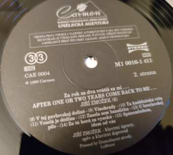 LP Jiří Zmožek: Za Rok Za Dva Vrátiš Sa Mi... = After One Or Two Years Come Back To Me...