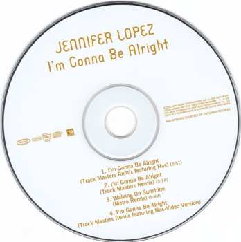 CD Jennifer Lopez: I'm Gonna Be Alright