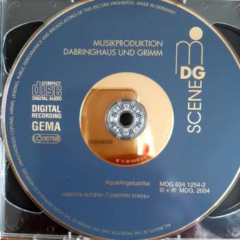 CD/DVD Joachim Krebs: Aqua Angelus Vox (Ein Klangmandala Zu Hildegard Von Bingen)