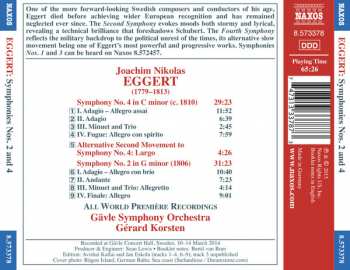 CD Gävle Symfoniorkester: Symphonies Nos. 2 And 4