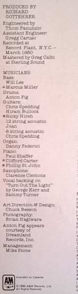 LP Joan Armatrading: Me Myself I