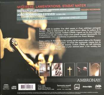CD Ensemble europeen William Byrd: Miserere, Lamentations, Stabat Mater