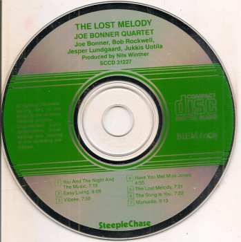 CD Joe Bonner Quartet: The Lost Melody