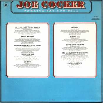 LP Joe Cocker: Jamaica Say You Will