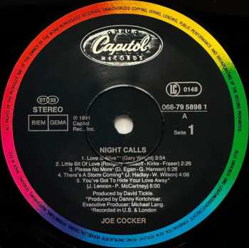 LP Joe Cocker: Night Calls