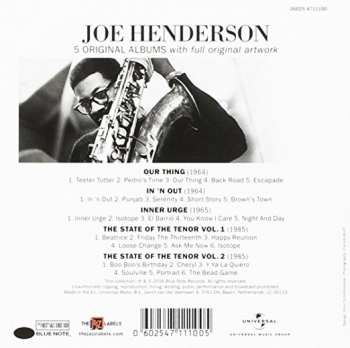5CD/Set di cofanetti Joe Henderson: 5 Original Albums