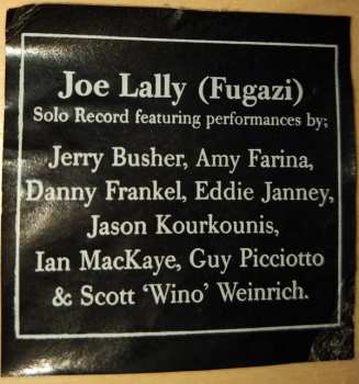 CD Joe Lally: There To Here