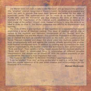 CD Joe Maneri Quartet: Get Ready To Receive Yourself