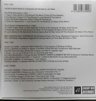 3CD/Set di cofanetti Joe Meek: I Hear A New World. An Outerspace Music Fantasy By Joe Meek (The Pioneers Of Electronic Music)