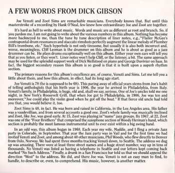 CD Zoot Sims: Joe & Zoot & More