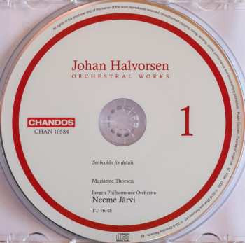 CD Marianne Thorsen: Orchestral Works Vol.1